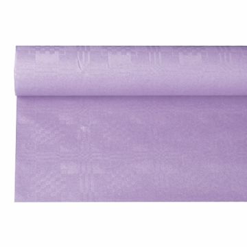 Papiertischtuch mit Damastprägung 6 m x 1,2 m lila