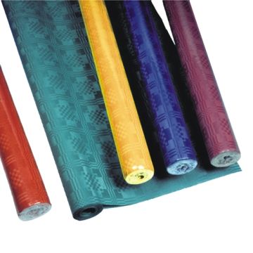 Papiertischtuch mit Damastprägung 8 m x 1,2 m farbig sortiert