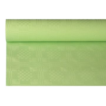 Papiertischtuch mit Damastprägung 8 m x 1,2 m pastellgrün