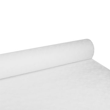 Papiertischtuch mit Damastprägung 100 m x 1,2 m weiss