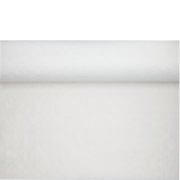 Papiertischtuch mit Damastprägung 100 m x 1,2 m weiss