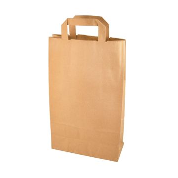 Tragetaschen, Papier 36 cm x 22 cm x 10 cm braun mit Tragegriff