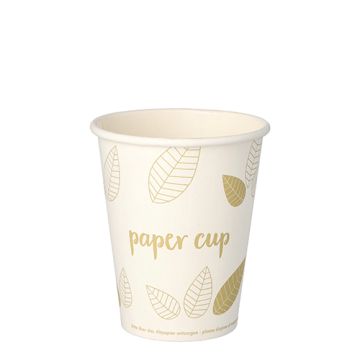 Trinkbecher, Pappe "pure" 0,2 l Ø 8 cm · 9,2 cm "ZERO"