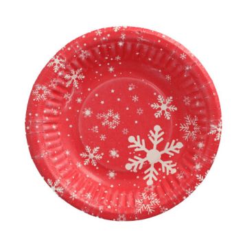 Schalen, Pappe rund Ø 19 cm · 3 cm "Winter Time"