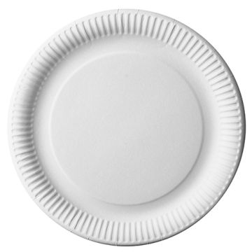 Teller, Pappe "pure" rund Ø 29 cm weiss