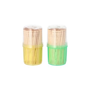 Fingerfood - Picker rund 6,5 cm gedrechselt, im Spender
