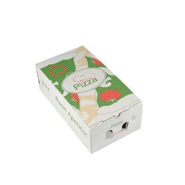 Pizzakartons, Cellulose "pure" eckig 30 cm x 16 cm x 10 cm