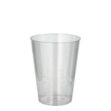 Trinkbecher, PS 0,2 l Ø 7,5 cm · 9,7 cm glasklar