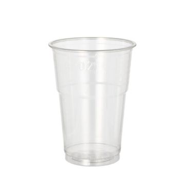 Trinkbecher R-PET 0,25 l Ø 7,8 cm · 10,7 cm glasklar