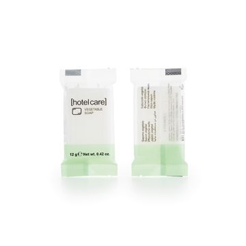 Seifen "Hotel Care" eckig 8 mm x 52 mm x 33 mm weiss "pflanzlich" im Flow Pack
