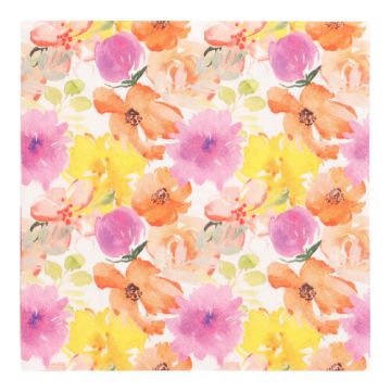 Servietten, 3-lagig 1/4-Falz 33 cm x 33 cm "Flowers Splendor"