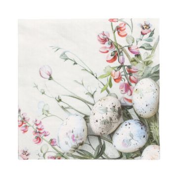 Servietten, 3-lagig 1/4-Falz 33 cm x 33 cm "Pastell Eggs"