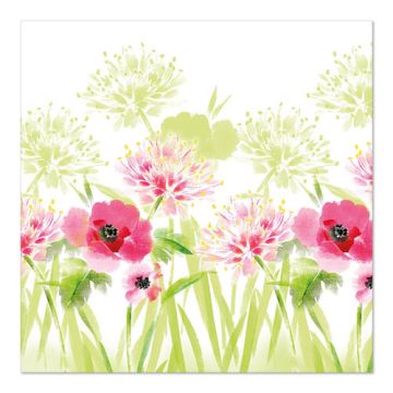 Servietten, 3-lagig 1/4-Falz 33 cm x 33 cm "Summer Breeze"