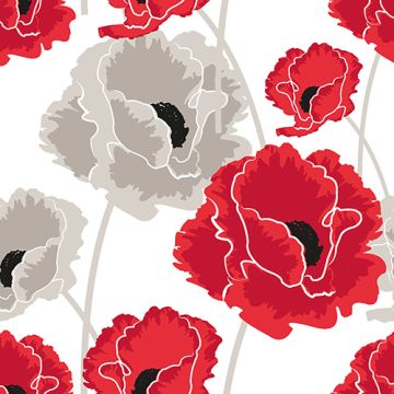 Servietten, 3-lagig 1/4-Falz 40 cm x 40 cm "Poppy"