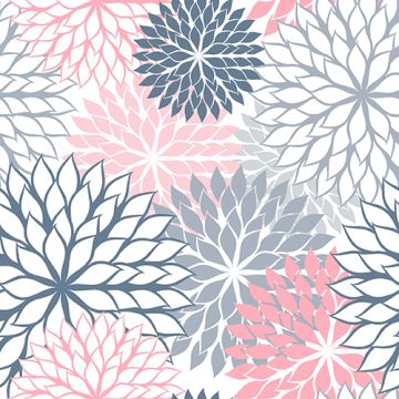 Servietten, 3-lagig 1/4-Falz 40 cm x 40 cm grau "Floralies"