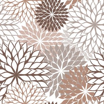 Servietten, 3-lagig 1/4-Falz 40 cm x 40 cm taupe "Floralies"