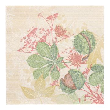 Servietten "ROYAL Collection" 1/4-Falz 40 cm x 40 cm "Autumn Leaves"