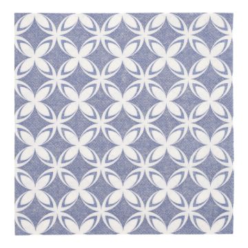 Servietten "ROYAL Collection" 1/4-Falz 40 cm x 40 cm "Delft"