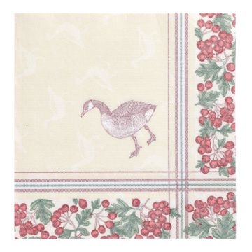 Servietten "ROYAL Collection" 1/4-Falz 40 cm x 40 cm "Goose"