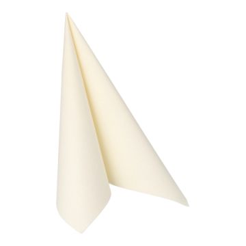 Servietten "ROYAL Collection" 1/4-Falz 40 cm x 40 cm champagner in Papierverpackung