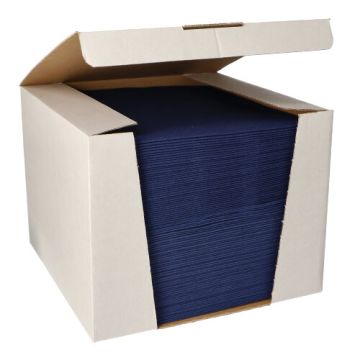 Servietten "ROYAL Collection" 1/4-Falz 40 cm x 40 cm dunkelblau