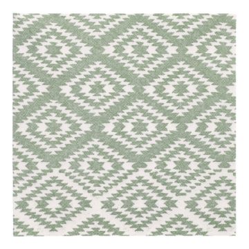 Servietten "ROYAL Collection" 1/4-Falz 40 cm x 40 cm dunkelgrün "Ethnic Look"