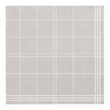 Servietten "ROYAL Collection" 1/4-Falz 40 cm x 40 cm grau "Kitchen Craft"