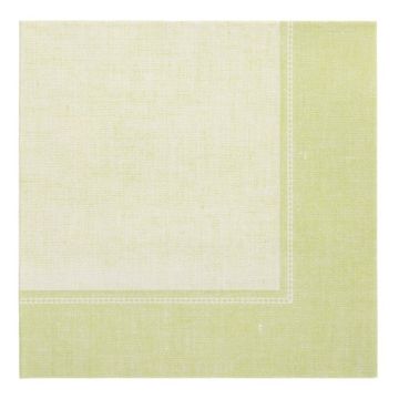 Servietten "ROYAL Collection" 1/4-Falz 40 cm x 40 cm hellgrün "Linum"