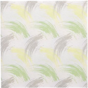 Servietten "ROYAL Collection" 1/4-Falz 40 cm x 40 cm limonengrün "Brushstroke"