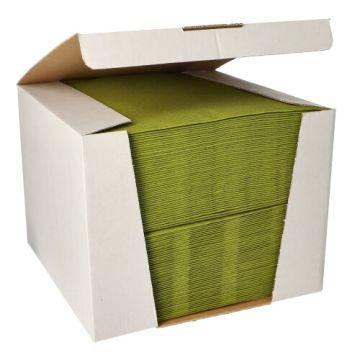 Servietten "ROYAL Collection" 1/4-Falz 40 cm x 40 cm olivgrün