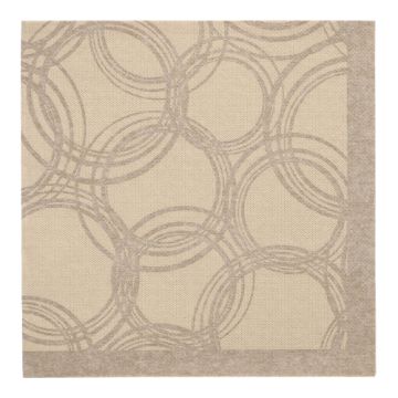 Servietten "ROYAL Collection" 1/4-Falz 40 cm x 40 cm sand "Bubbles"