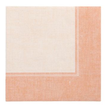 Servietten "ROYAL Collection" 1/4-Falz 40 cm x 40 cm terracotta "Linum"