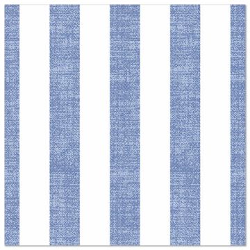 Servietten "ROYAL Collection" 1/4-Falz 40 cm x 40 cm blau "Lines"