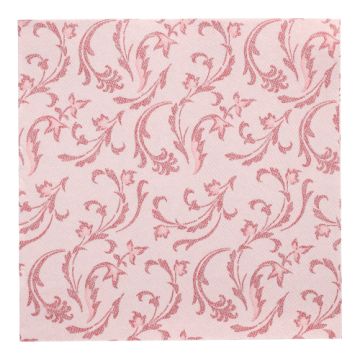 Servietten "ROYAL Collection" 1/4-Falz 40 cm x 40 cm bordeaux "Damascato"