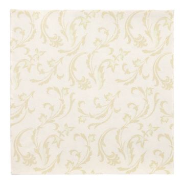 Servietten "ROYAL Collection" 1/4-Falz 40 cm x 40 cm champagner "Damascato"