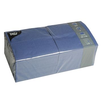 Servietten, 3-lagig 1/8-Falz 33 cm x 33 cm dunkelblau