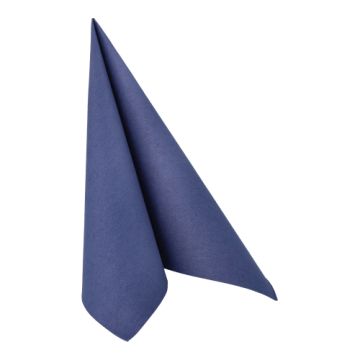 Servietten "ROYAL Collection" 1/4-Falz 40 cm x 40 cm dunkelblau