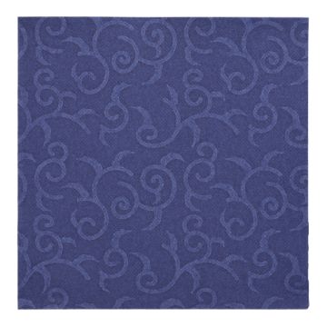 Servietten "ROYAL Collection" 1/4-Falz 40 cm x 40 cm dunkelblau "Casali"