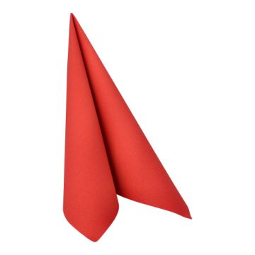 Servietten "ROYAL Collection" 1/4-Falz 40 cm x 40 cm feuerrot