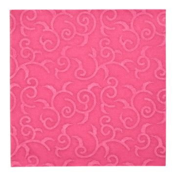 Servietten "ROYAL Collection" 1/4-Falz 40 cm x 40 cm fuchsia "Casali"