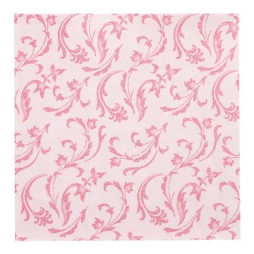 Servietten "ROYAL Collection" 1/4-Falz 40 cm x 40 cm fuchsia "Damascato"