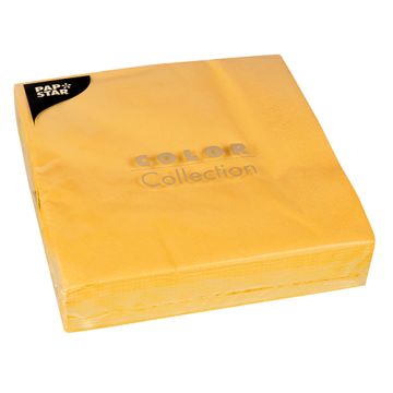 Servietten, 2-lagig 1/4-Falz 40 cm x 40 cm gelb
