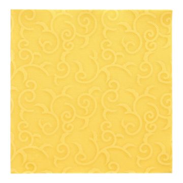 Servietten "ROYAL Collection" 1/4-Falz 40 cm x 40 cm gelb "Casali"