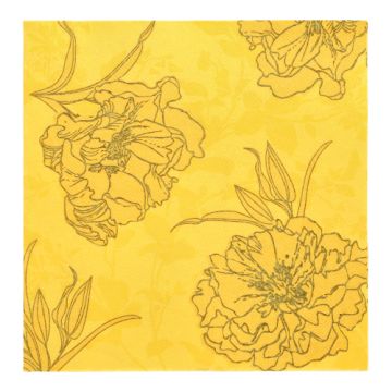 Servietten "ROYAL Collection" 1/4-Falz 40 cm x 40 cm gelb "Thalia"