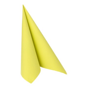 Servietten "ROYAL Collection" 1/4-Falz 40 cm x 40 cm limonengrün