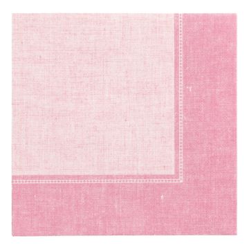 Servietten "ROYAL Collection" 1/4-Falz 40 cm x 40 cm rosa "Linum"
