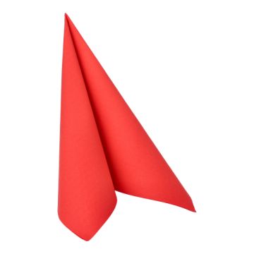 Servietten "ROYAL Collection" 1/4-Falz 40 cm x 40 cm rot