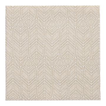 Servietten "ROYAL Collection" 1/4-Falz 40 cm x 40 cm sand "Leaves"