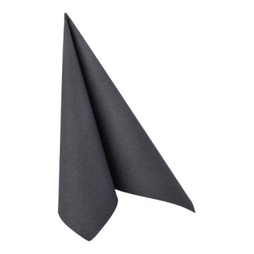 Servietten "ROYAL Collection" 1/4-Falz 40 cm x 40 cm schwarz