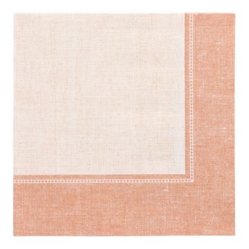 Servietten "ROYAL Collection" 1/4-Falz 40 cm x 40 cm terracotta "Linum"